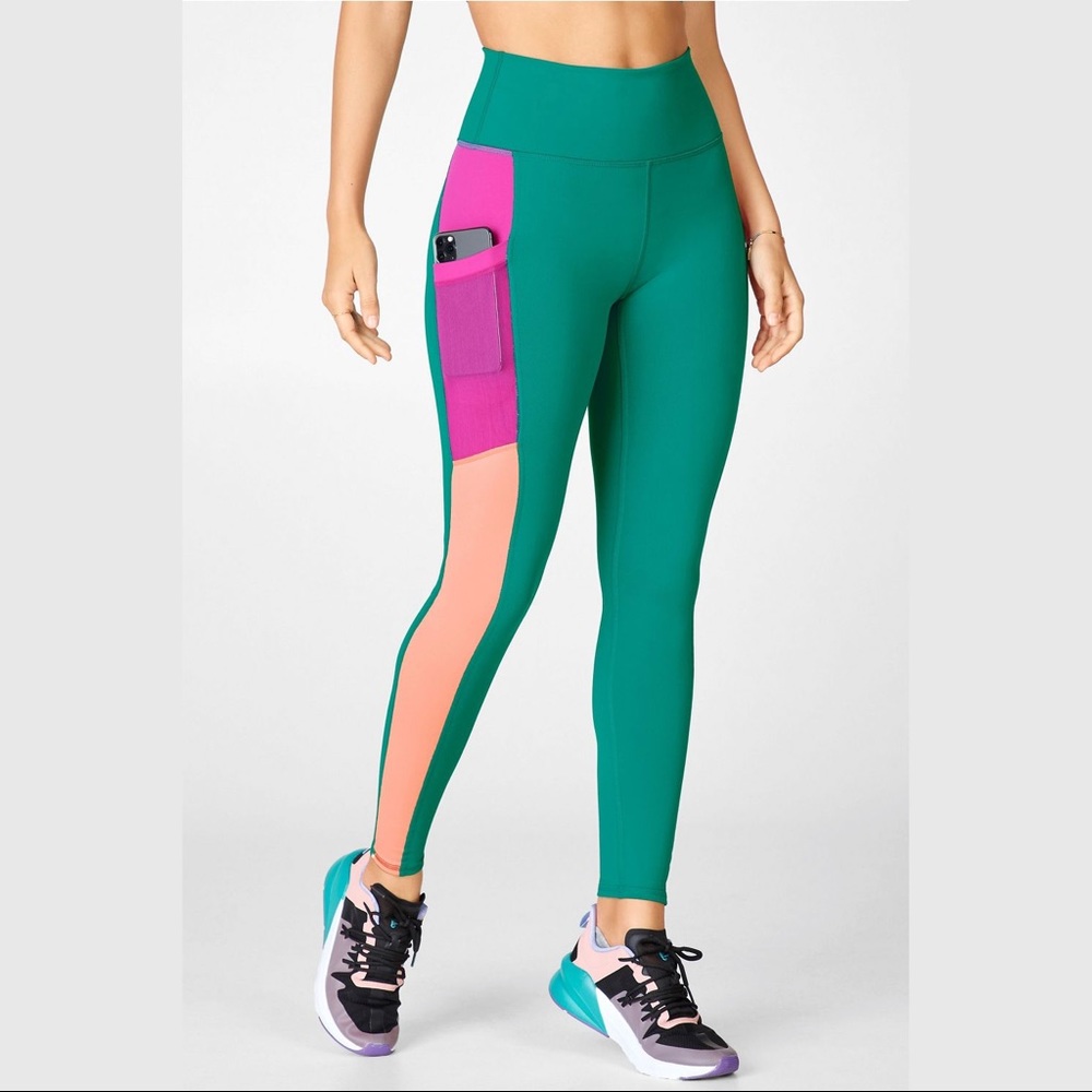nwt fabletics mila high-waisted pocket legging
